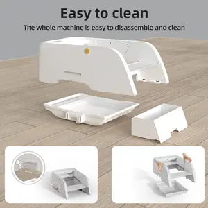 Neues Design App-Steuerung Kunststoff Katze Reinigungsprodukte automatische Katzentoilette selbstreinigende intelligente Katzkasten
