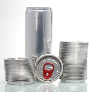 Wholesale Aluminum Beverage Can Lid Full Open Aluminum Lids Beer 360 End B64 202# SOT For Sale