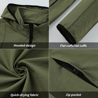 Veste coupe-vent à capuche de haute qualité, 90% nylon, 10% élasthanne, respirante, avec inscription au dos, veste de sport personnalisée pour hommes