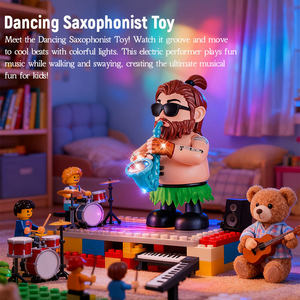 Jouet Saxophoniste Géant Électrique Dansant et Marchant avec Lumières et Musique pour Enfants – Cadeau Amusant - Product Image 2
