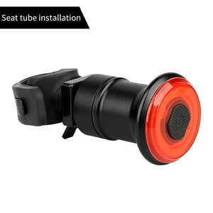   ไฟท้ายจักรยานอัจฉริยะพร้อมไฟเบรก LED ชาร์จไฟได้ผ่าน USB กันน้ำระดับ IPX4 สำหรับปั่นจักรยาน - Product Image 5