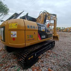 Excavatrice sur chenilles Caterpillar 313D d'occasion, 13 tonnes, faible nombre d'heures, en bon état, pour petits chantiers d'excavation, provenance Japon - Product Image 3