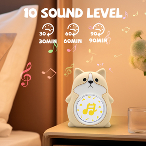 Machine à <span class=keywords><strong>bruit</strong></span> blanc et veilleuse pour l'allaitement au coucher, jouets musicaux pour enfants, aide au sommeil pour bébé, machine à <span class=keywords><strong>bruit</strong></span> blanc pour la crèche - Product Image 3