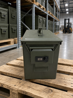 Boîte de rangement épaissie pour le camping, la chasse et l'utilisation en véhicule, avec boîte à munitions résistante à l'humidité