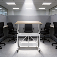 Table élévatrice multifonctionnelle moderne en alliage d'aluminium, stand de vente portable d'extérieur, présentoir mobile pliable, ordinateur de bureau durable