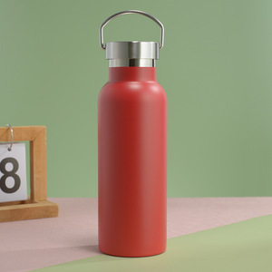 Custom Logo Sports Travel Stainless Steel 500ml Vacuum Insulated Tumbler Wide Mouth Metal With Handle Lid - Product Image 5