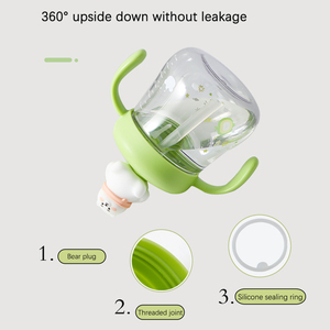 Bình tập uống nước cho bé 310ml, chất liệu nhựa Tritan không BPA, cấp thực phẩm, dễ thương, dùng cho trẻ sơ sinh và trẻ nhỏ - Product Image 4