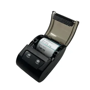 Мини-принтер для печати этикеток с поддержкой bluetooth и ПК, 58 мм