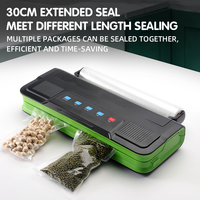 Machine de scellage sous vide pour aliments ménagers avec porte-sac à rouleau externe et coupe-sac intégré pour emballage de conservation