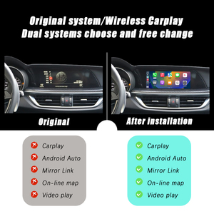 <span class=keywords><strong>Adaptateur</strong></span> CZT-AUTO sans fil Apple Carplay <span class=keywords><strong>pour</strong></span> 2018 Alfa Romeo Giulia Stelvio Mirror Link <span class=keywords><strong>commande</strong></span> <span class=keywords><strong>au</strong></span> <span class=keywords><strong>volant</strong></span> Radio Android Auto - Product Image 3