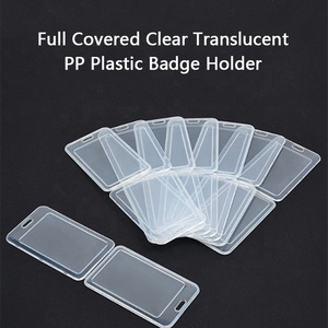 Hộp Đựng Thẻ ID Dọc Trong Suốt Bằng Nhựa <span class=keywords><strong>PP</strong></span> Cứng Phủ Kín Toàn Bộ - Product Image 6