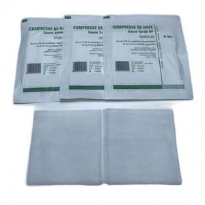 <span class=keywords><strong>Compresses</strong></span> <span class=keywords><strong>Stériles</strong></span> en Gaze, 16 Plis, <span class=keywords><strong>10x10</strong></span> cm, 40x40 cm - Product Image 5