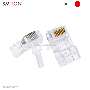 Cable de red UTP 8P8C Cat6a, <span class=keywords><strong>conector</strong></span> modular RJ 45, conectores <span class=keywords><strong>Jack</strong></span> que pasan por el <span class=keywords><strong>Conector</strong></span> Ethernet RJ45 Cat 6a - Product Image 3