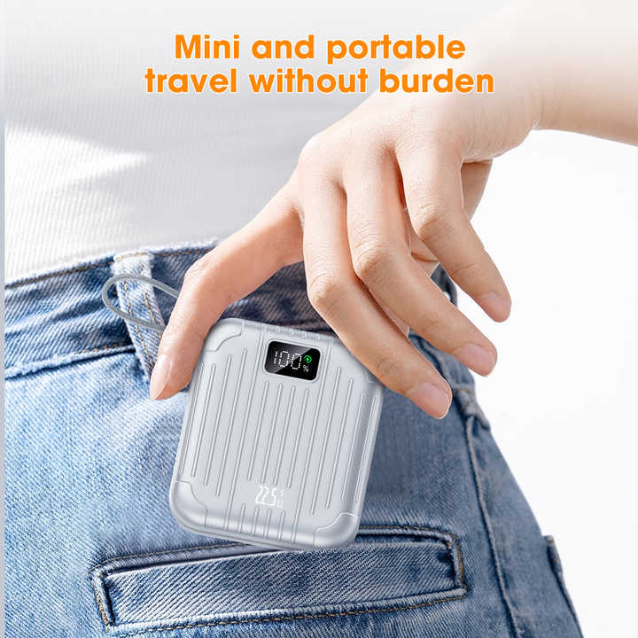 Power Bank 10000mAh 20000mAh 22.5W PD Fast Charging LED Display Battery ...