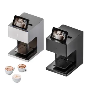 WIFI Enabled Selfie Coffee Printer machine with Edible Ink Cappuccino Latte full color cake edible food printer
