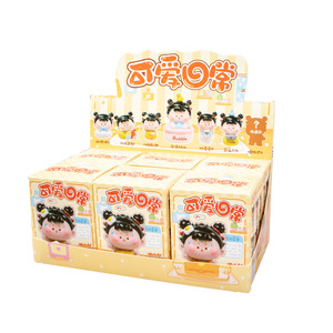 Yu Mo Cute Daily Life Resin Doll Blind <b>Box</b> 6pcs <b>Set</b> Office Decoration Gift for Kids and Collectors - Product Image 5
