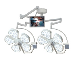 Bệnh viện LED kiểm tra đèn với bộ điều khiển kỹ thuật số kim loại mặt bích gắn kết cho y tế thủ tục di động LED phẫu thuật đèn di động - Product Image 2