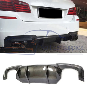 Chất lượng cao sợi carbon đôi lưỡi phía sau Bumper khuếch tán môi cho 5 Series F10 F18 sửa đổi <span class=keywords><strong>M5</strong></span> m công nghệ 2010-2017 - Product Image 6