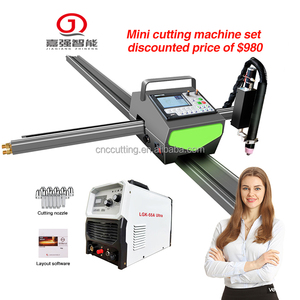 Siêu 6mm Plasma cắt thủng tấm máy 220V công nghiệp cấp CNC động cơ bước thành phần cốt lõi LGK-55A rẻ - Product Image 2