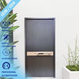 Nuevas <span class=keywords><strong>puertas</strong></span> modernas <span class=keywords><strong>de</strong></span> aluminio fundido exterior con <span class=keywords><strong>medidas</strong></span> antirrobo <span class=keywords><strong>de</strong></span> aislamiento acústico impermeable - Product Image 2