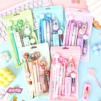 Ensemble de papeterie pratique GF, cadeau surprise mignon, cadeau de classe, cadeau d'anniversaire et de fête, kit d'écriture assorti pour fournitures scolaires
