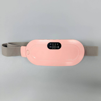 Meilleur prix, ceinture chauffante menstruelle sans fil en ABS, batterie 1500 mAh, réglable, rechargeable, 3 niveaux de chaleur, 4 modes de massage