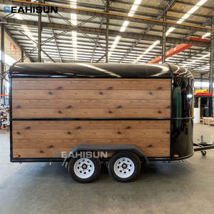 עוגת קפה קרוון קרוון מיניאטורי קרוון אלומיניום קרוון סוס קרוון נייד בר נייד משאית - Product Image 3