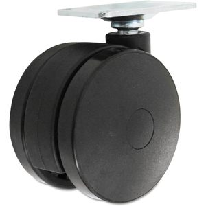 Ruedas Metálicas Modernas Alera para Bases de Mesa Ajustables en Altura, Juego de 4 con Freno Giratorio, para Uso en Oficina, Escuela y Hospital - Product Image 1