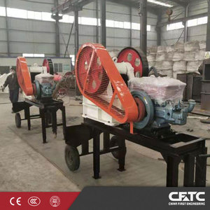 Trituradora de Mandíbulas Móvil Pequeña en Stock, PE 200 X 350, 3-10 T/H, para Ladrillos, Bloques de Hormigón, Construcción, Trituración de Piedra, Aplicaciones de Minería - Product Image 4