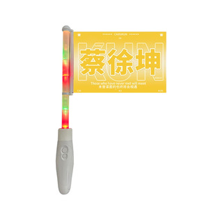 Drapeaux lumineux LED colorés, portables, pour concerts, événements sportifs, festivals de musique, accessoires de cheering avec affichage numérique - Product Image 4