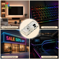LED SMD RVB adressable 4020 intégré avec IC WS2812/SK6812 pour matrice LED DIY et éclairage d'ambiance