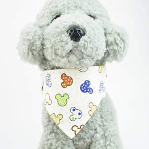 Großhandel Custom Logo Design Muster Baumwolle Haustiere Zubehör Hund Bandana für Haustier - Product Image 4
