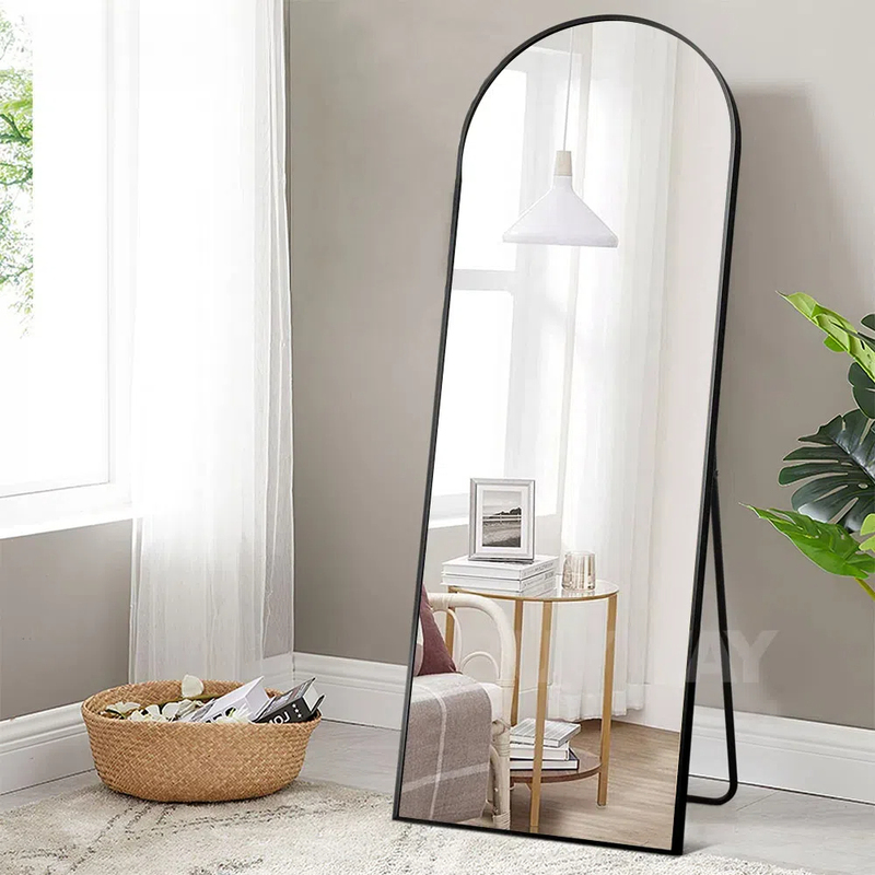 Custom Arched Miroir Spiegel Large Gold