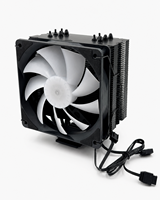 All Black RGB 120mm CPU-luchtkoeler met 5 heatpipes, torenkoeler, computerprocessor-koelventilator voor desktop gaming pc