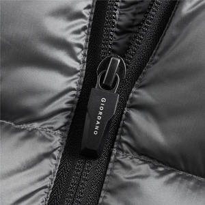 Chaqueta Deportiva de Invierno para Hombre, Acolchada, Ligera, 100% Poliéster, Tallas Grandes, Cierre de Cremallera, Impermeable, Transpirable, con Apliques - Product Image 3