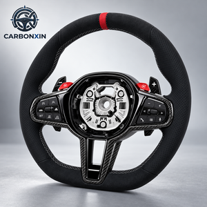 Volante Deportivo Personalizado de 3 Palancas y 35 mm para A90 Supra Mk5, 330i/G30 540i/G20 G80 M3/X5/G05 G42 G01 X3 M2/G87 G26 - Product Image 3