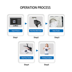 Erasmart dtf bột Shaker Máy sấy A3 30cm bột Shaker máy - Product Image 4