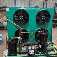 Unidad Condensadora Refrigerada por Aire Tipo H con Compresor Scroll y Motor de Ahorro Energético para Sistema de Almacenamiento en Frío