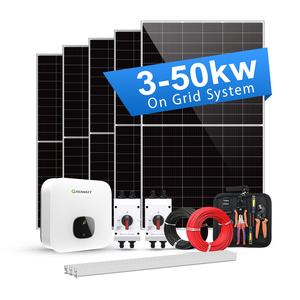 ระบบพลังงานแสงอาทิตย์ไฮบริด Sunevo Complete on Grid ขนาด 3kw 5kw 10kw 15kw 20kw 30kw 50kw สำหรับใช้ในบ้าน รุ่น SE-ON 3 พร้อมปรับแต่งได้ - Product Image 1