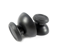 Capuchons de champignon en plastique de Module de capuchon de bâton de joystick analogique 3D noir et gris pour couvercle de Protection de pouce de contrôleur PS5