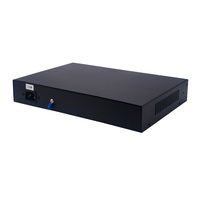 Switch Gigabit 16 Port 48V POE 150W dengan Catu Daya Terintegrasi IEEE802.3 AF/AT 2 Gigabit Uplink PoE Switch untuk Kamera IP Wireless AP