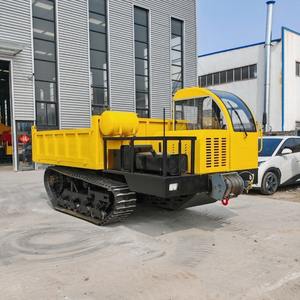 Capacité de charge Moteur diesel Chenille en caoutchouc Mini Transporter Crawler Mini Dumper - Product Image 4