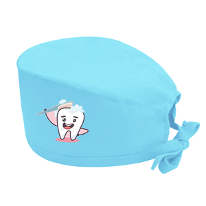 Ventes en gros d'uniformes d'hôpital, casquettes chirurgicales pour médecins et infirmières, polyester et coton, impression par sublimation personnalisée, chapeaux chirurgicaux pour dentistes - Product Image 5