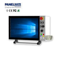 PANELMATE Panel de Operación de 21.5 Pulgadas con Sistema de Brazo de Soporte, PC con Carcasa de Aluminio y Magnesio