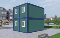 Ufficio Modulare Prefabbricato Personalizzato a 2 Piani, Espandibile, Portatile, Eco-compatibile, Montaggio in 72 Ore