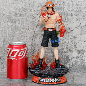 <span class=keywords><strong>Figurine</strong></span> d'action en PVC de 25 cm, grande taille, édition 3ème anniversaire, motif flamme, collection de figurines d'anime japonaises GK One Piece avec boîte - Product Image 3