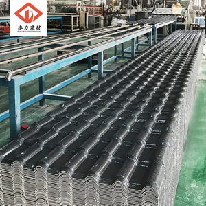 Asa Synthetic Resin Roofing Tiles 2.5mm-3.0mm Thickness 1050mm Width Corrugated For Roof Waterproofing - Product Image 1