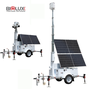 Tùy chỉnh di động xách tay <span class=keywords><strong>CCTV</strong></span> năng lượng mặt trời Powered Trailer tháp giám sát với PTZ <span class=keywords><strong>dome</strong></span> an ninh máy ảnh - Product Image 1