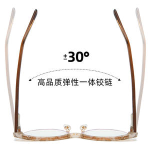 กรอบแว่นตาทรงแคทอายทันสมัย ​​TR90 พร้อมขาแว่นโลหะแบบสปริง น้ำหนักเบา ป้องกันแสงสีฟ้า ดีไซน์สำหรับทุกเพศ - Product Image 1