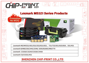 Cho Lexmark ms521dn mx521 đầy đủ Mono 6k-15k-20k-25k Hộp mực Chip-in 56f2000/56f2h00/56f2x00/56f2u00 <span class=keywords><strong>t</strong></span>ương thích - Product Image 2